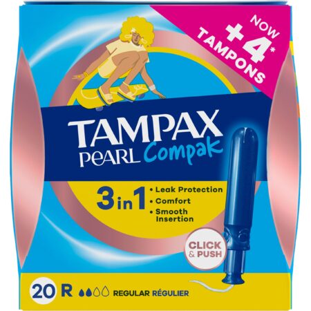 Tampax Compak Pearl Regular 20u.