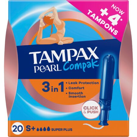 Tampax Compak Pearl Superplus  20u.