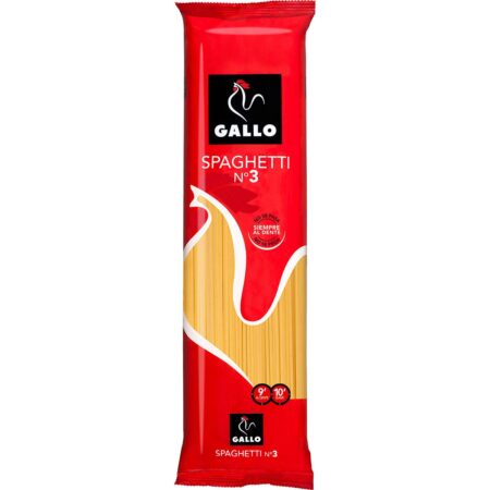 Espaguetti Gallo Nº3 450g.