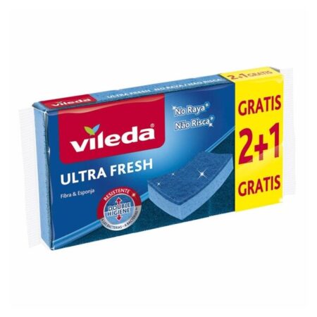 Estropajo Ultra Fresh  N/Raya 2+1