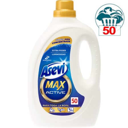 Detergente Asevi Max Active 50d.