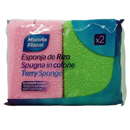 Esponja Rizo Mundo Floral