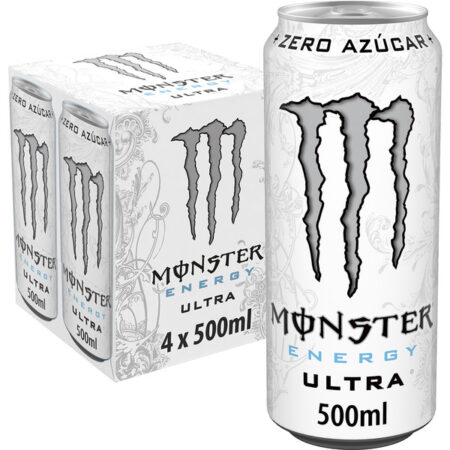 Monster Energy Drink Ultra White 50cl. Pack-4