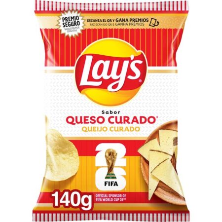 Patatas Lay's Queso Curado 140g.